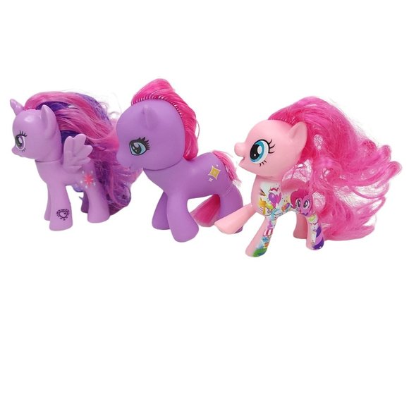 Hasbro My Little Pony Mini Figures Toys Unicorns Wings Lot Of 9 - Picture 6 of 11